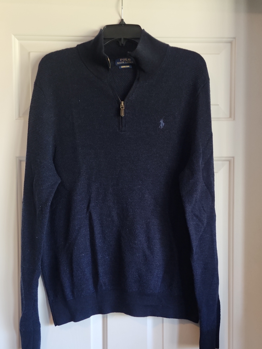 Polo by Ralph Lauren Navy Quarter-Zip Sweater - Men's